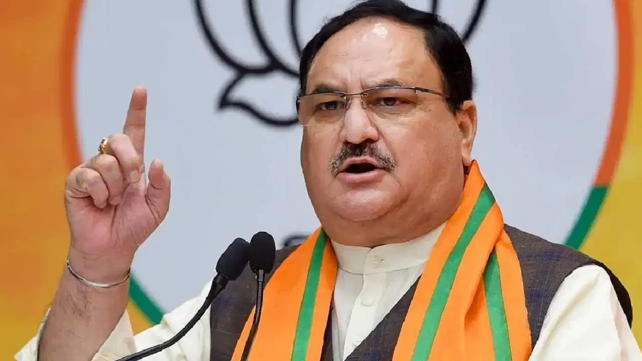 jp nadda paper leak attack on congress rahul gandhi