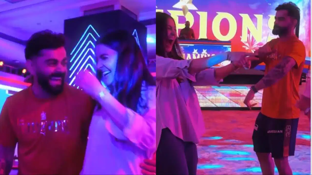 virat kohli anushka sharma dance after rcb ipl 2026 win